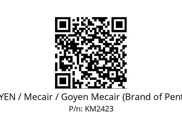   GOYEN / Mecair / Goyen Mecair (Brand of Pentair) KM2423