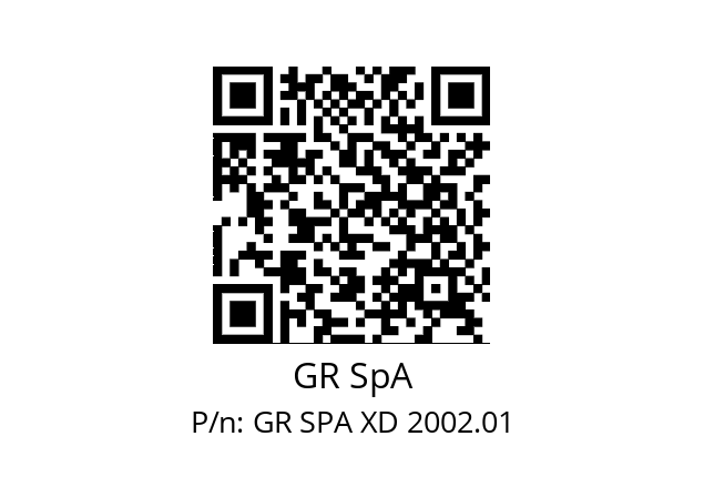   GR SpA GR SPA XD 2002.01