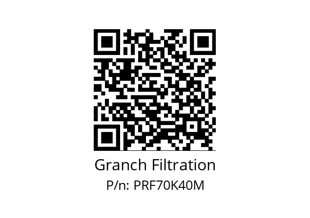   Granch Filtration PRF70K40M