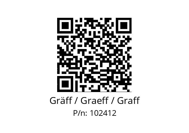   Gräff / Graeff / Graff 102412