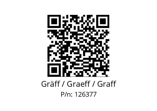   Gräff / Graeff / Graff 126377