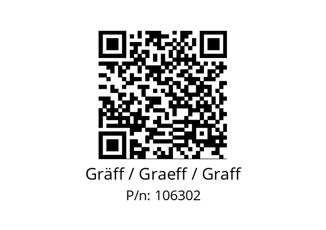   Gräff / Graeff / Graff 106302