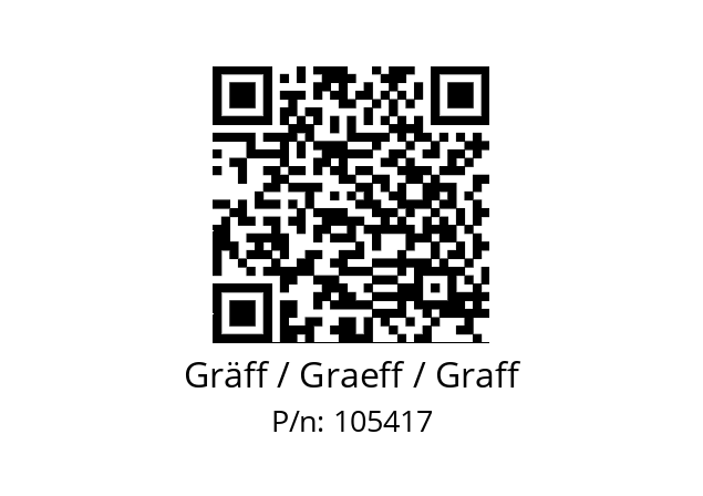   Gräff / Graeff / Graff 105417