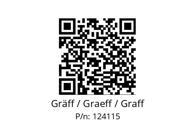   Gräff / Graeff / Graff 124115