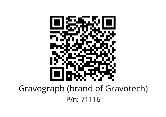   Gravograph (brand of Gravotech) 71116