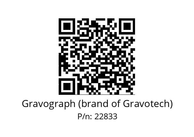   Gravograph (brand of Gravotech) 22833