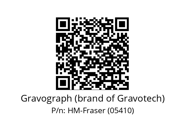   Gravograph (brand of Gravotech) HM-Fraser (05410)