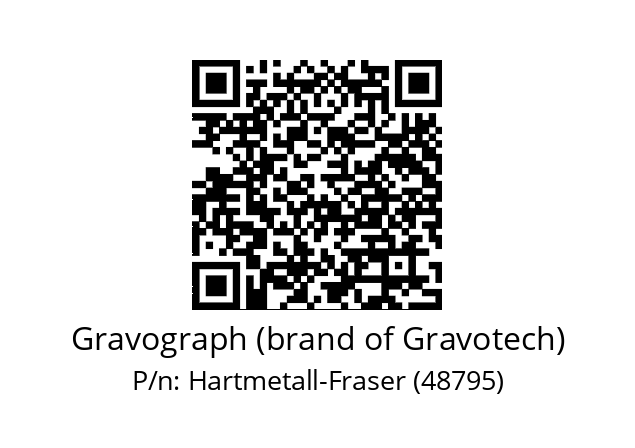   Gravograph (brand of Gravotech) Hartmetall-Fraser (48795)