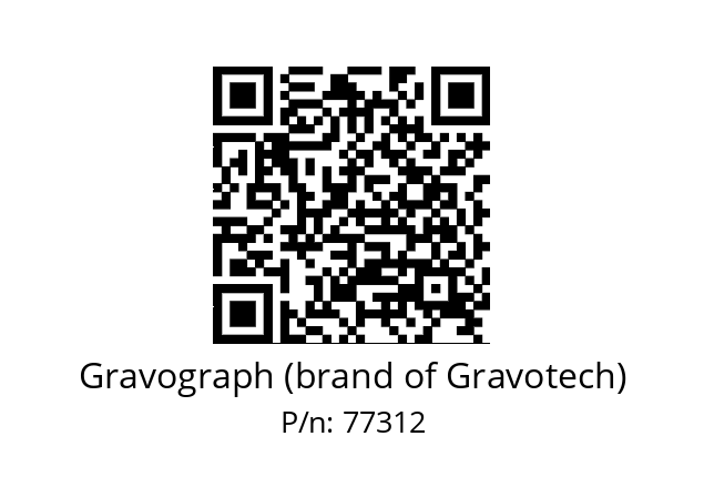   Gravograph (brand of Gravotech) 77312