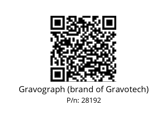   Gravograph (brand of Gravotech) 28192