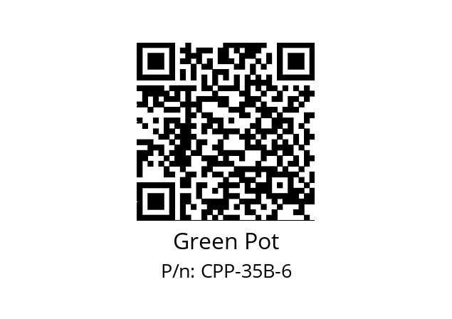   Green Pot CPP-35B-6