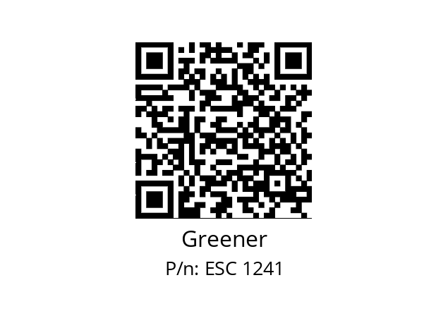   Greener ESC 1241