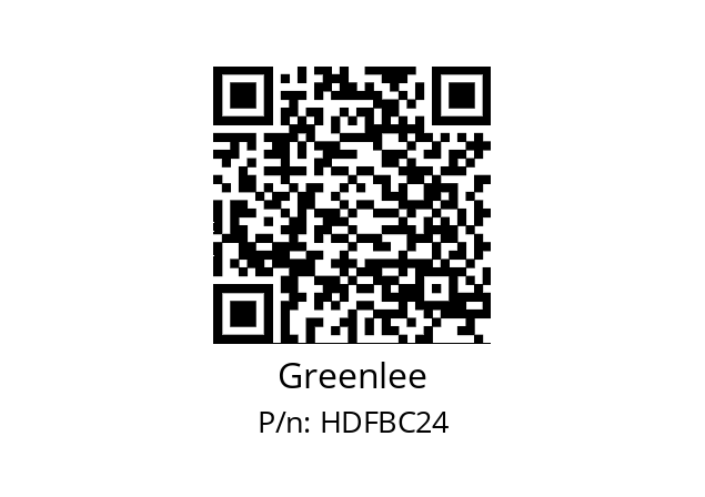   Greenlee HDFBC24