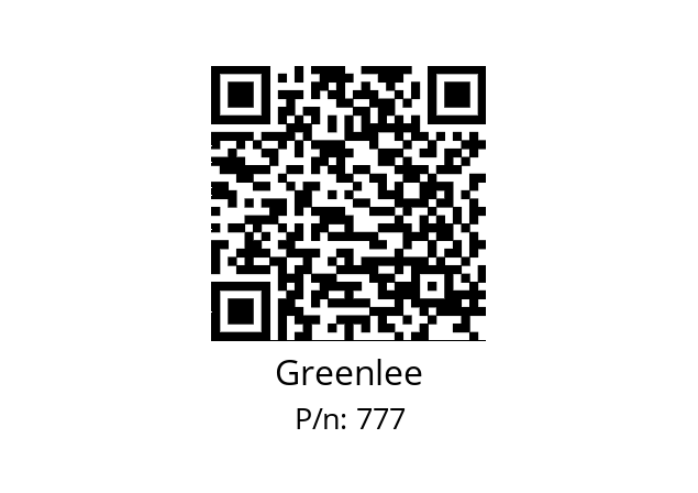   Greenlee 777