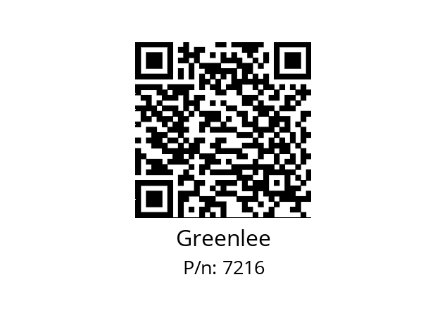   Greenlee 7216