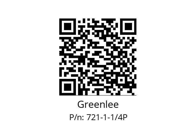   Greenlee 721-1-1/4P