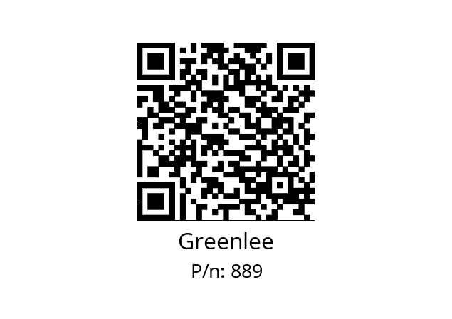   Greenlee 889