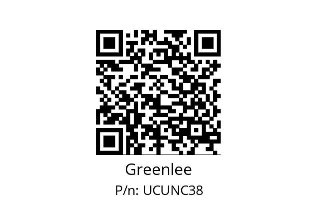   Greenlee UCUNC38