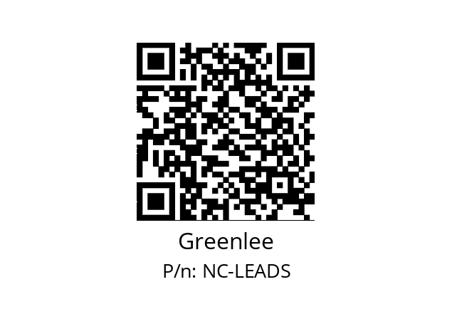   Greenlee NC-LEADS