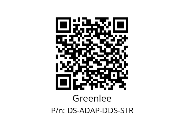   Greenlee DS-ADAP-DDS-STR