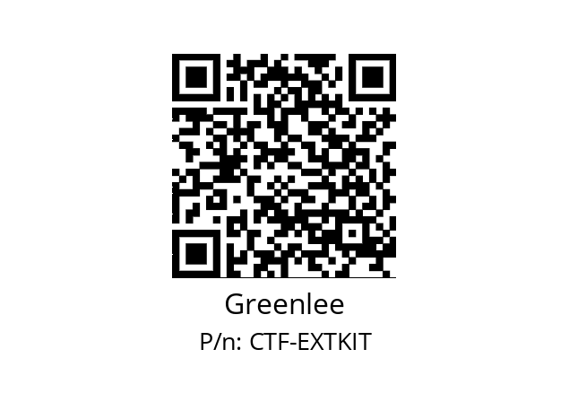   Greenlee CTF-EXTKIT