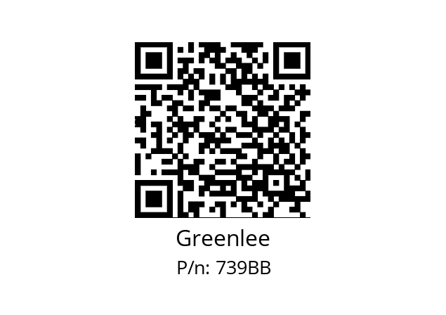   Greenlee 739BB