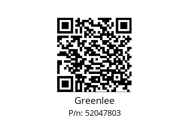   Greenlee 52047803