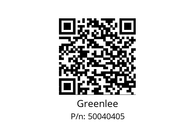   Greenlee 50040405