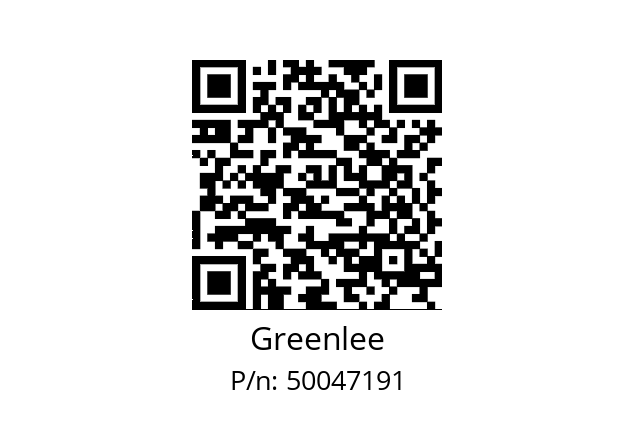   Greenlee 50047191