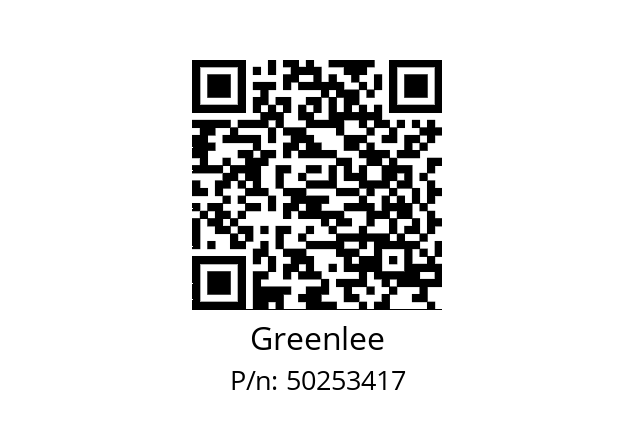   Greenlee 50253417