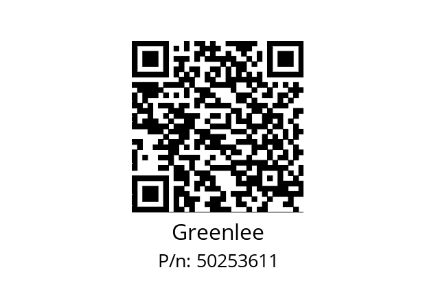   Greenlee 50253611