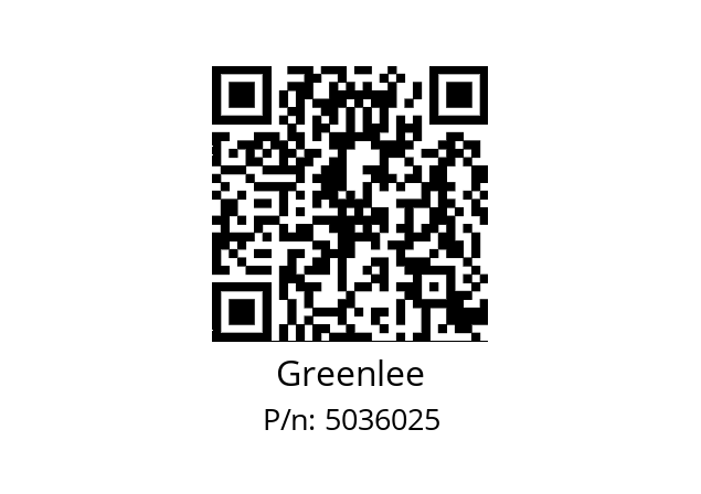   Greenlee 5036025