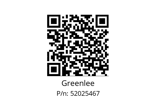   Greenlee 52025467