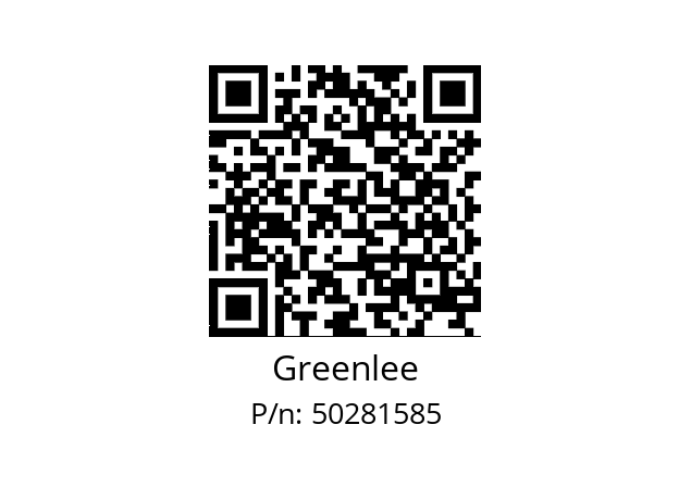   Greenlee 50281585