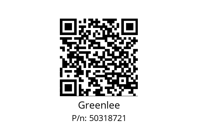   Greenlee 50318721