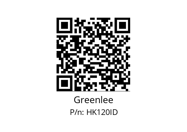   Greenlee HK120ID