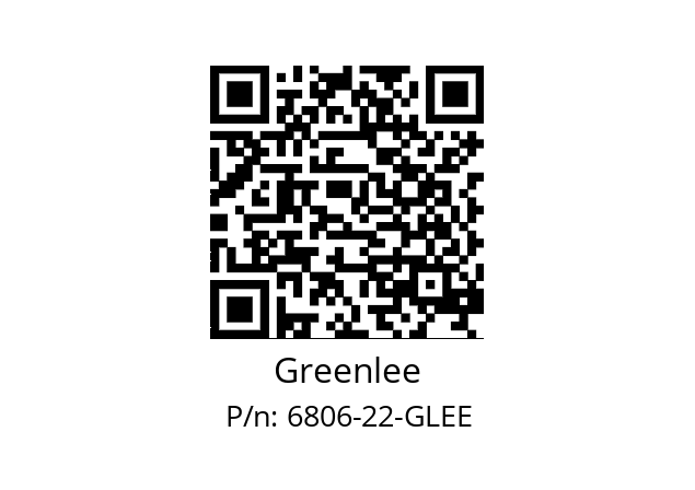   Greenlee 6806-22-GLEE