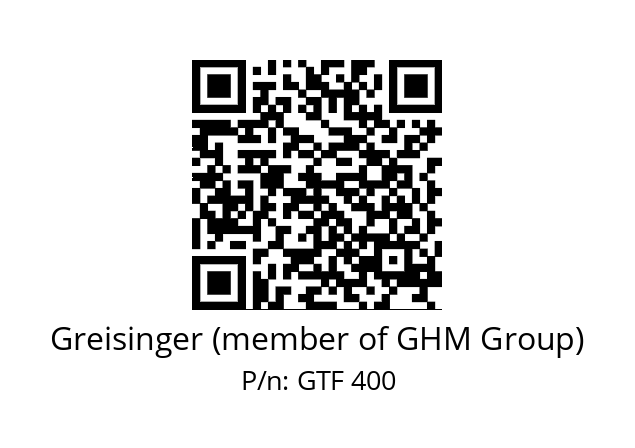   Greisinger (member of GHM Group) GTF 400