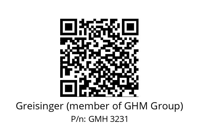   Greisinger (member of GHM Group) GMH 3231