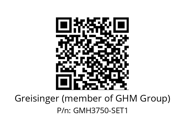   Greisinger (member of GHM Group) GMH3750-SET1