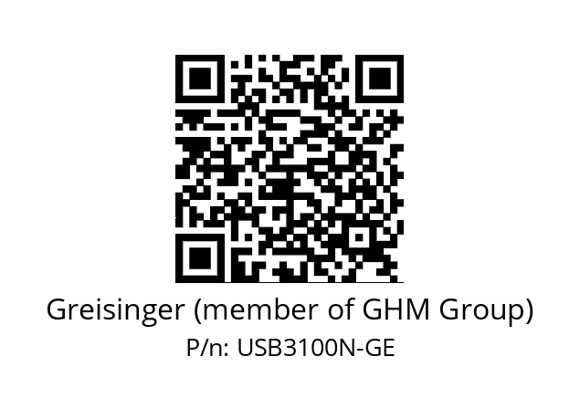   Greisinger (member of GHM Group) USB3100N-GE