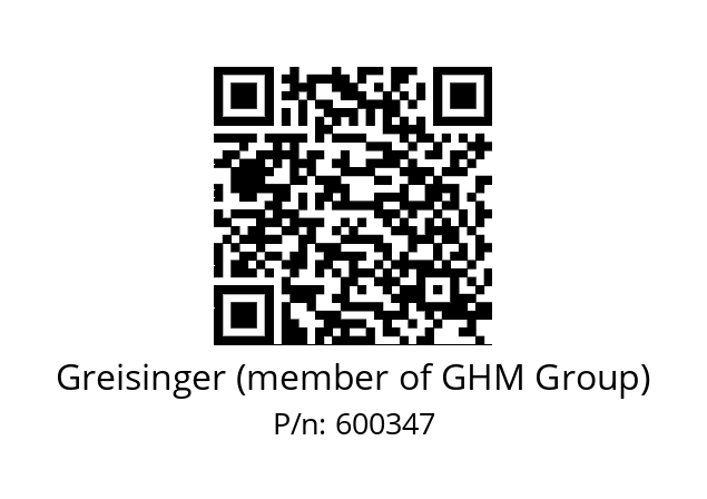   Greisinger (member of GHM Group) 600347