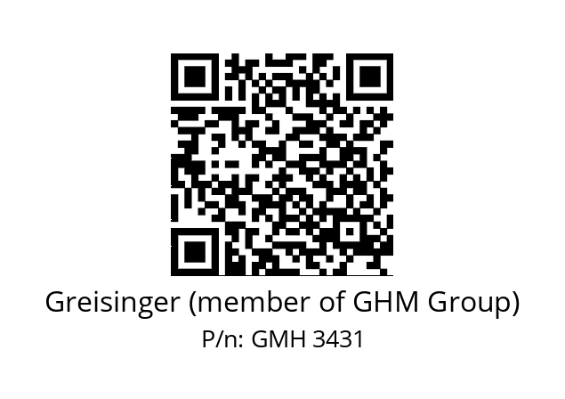   Greisinger (member of GHM Group) GMH 3431