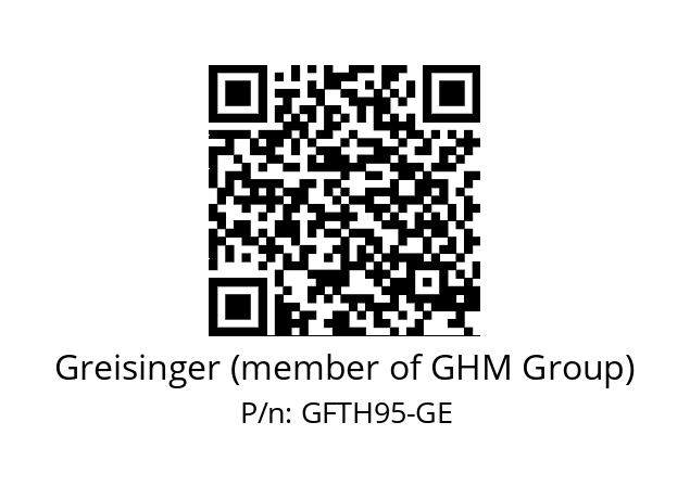   Greisinger (member of GHM Group) GFTH95-GE