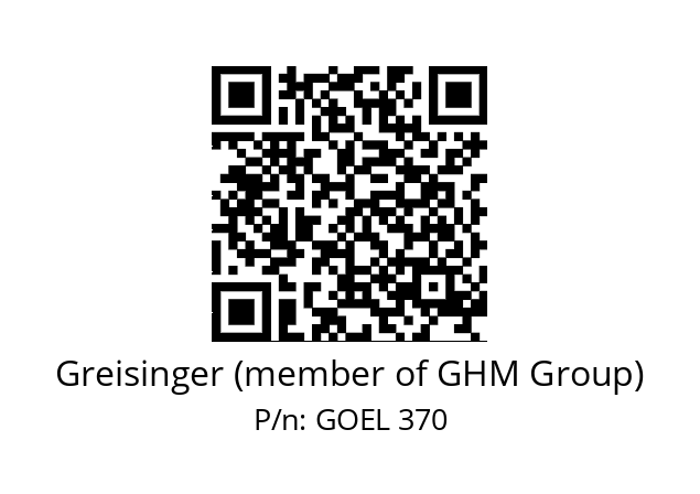   Greisinger (member of GHM Group) GOEL 370