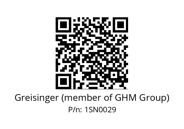   Greisinger (member of GHM Group) 1SN0029