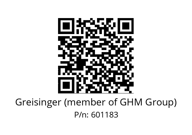   Greisinger (member of GHM Group) 601183