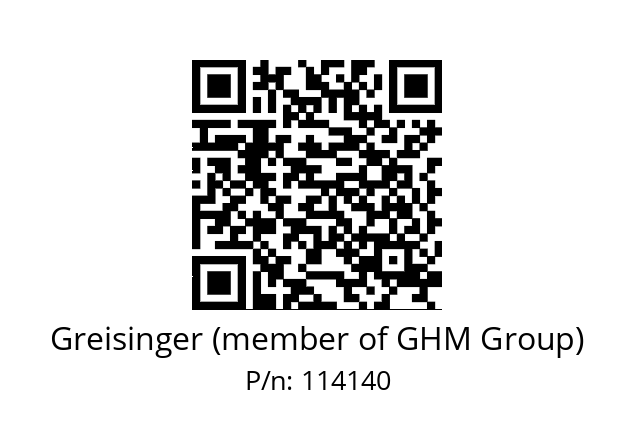   Greisinger (member of GHM Group) 114140