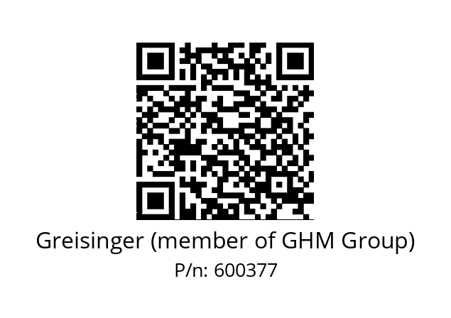   Greisinger (member of GHM Group) 600377