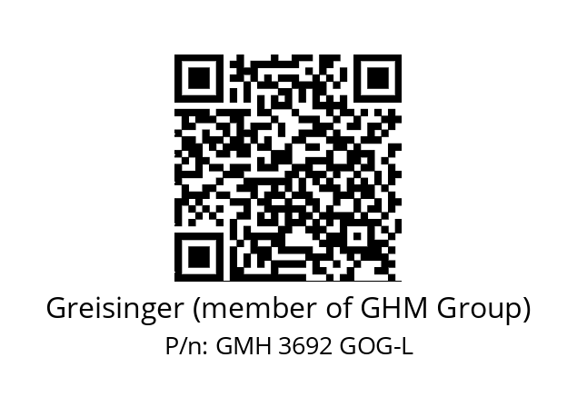   Greisinger (member of GHM Group) GMH 3692 GOG-L